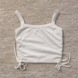 Tiger Mist Cream Ribbed Camisole